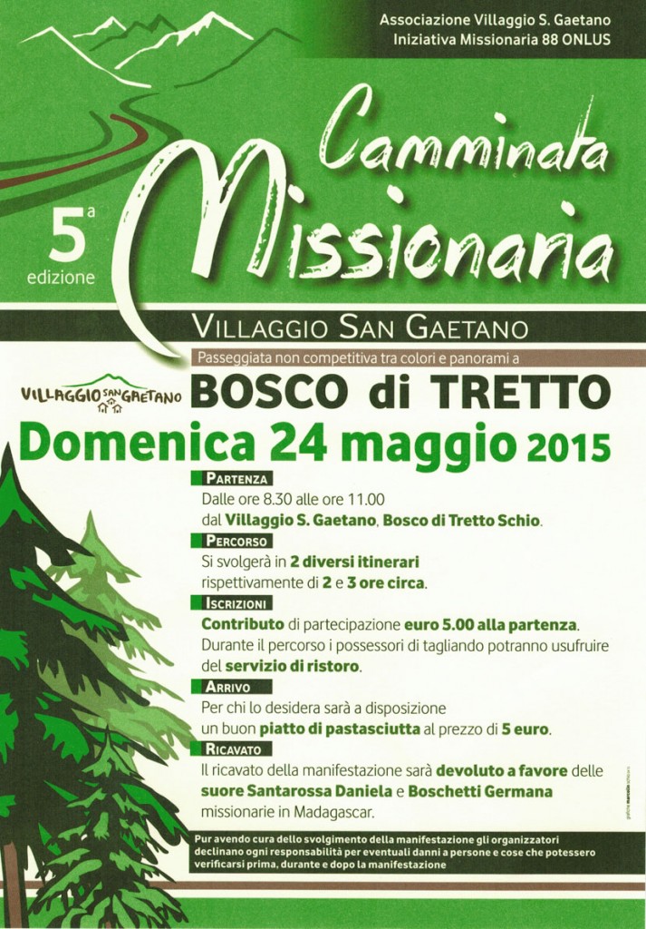 camminata missionaria tretto schio 2015